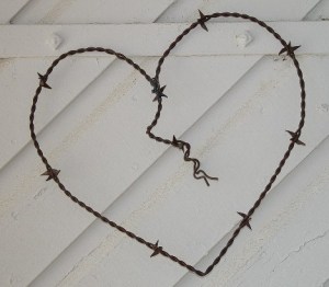 barbed wire cross